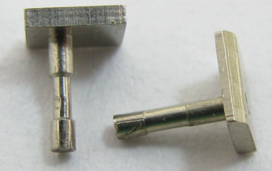 LeCoultre caliber 484, 494 pusher height 4.3 mm & 2.5 x 3.3 mm end