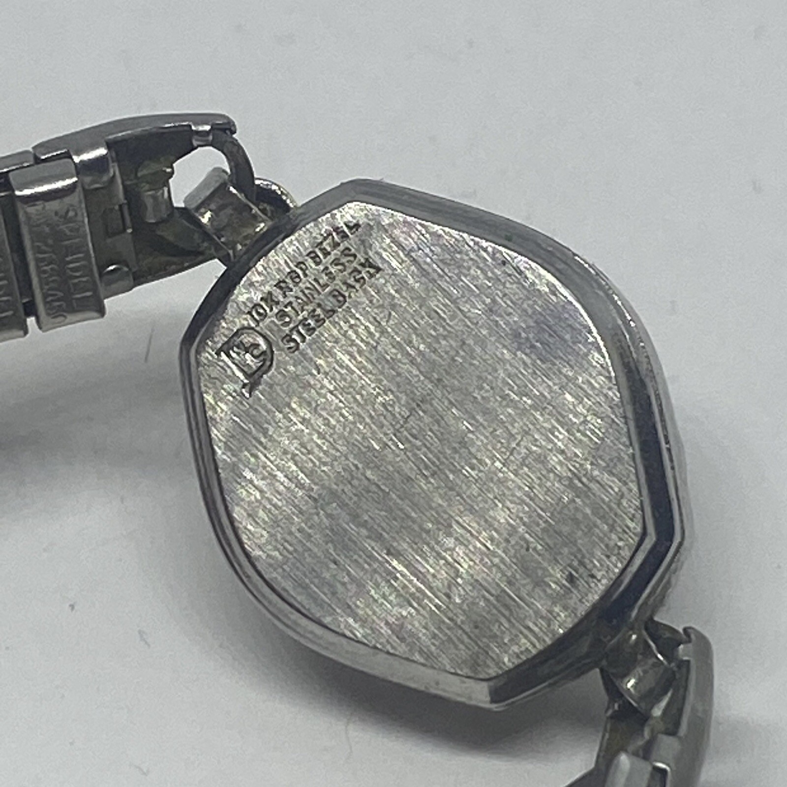 Ladies Watch Case W/ Speidel Expandable Bracelet 10kt Gold RGP Bezel Vtg