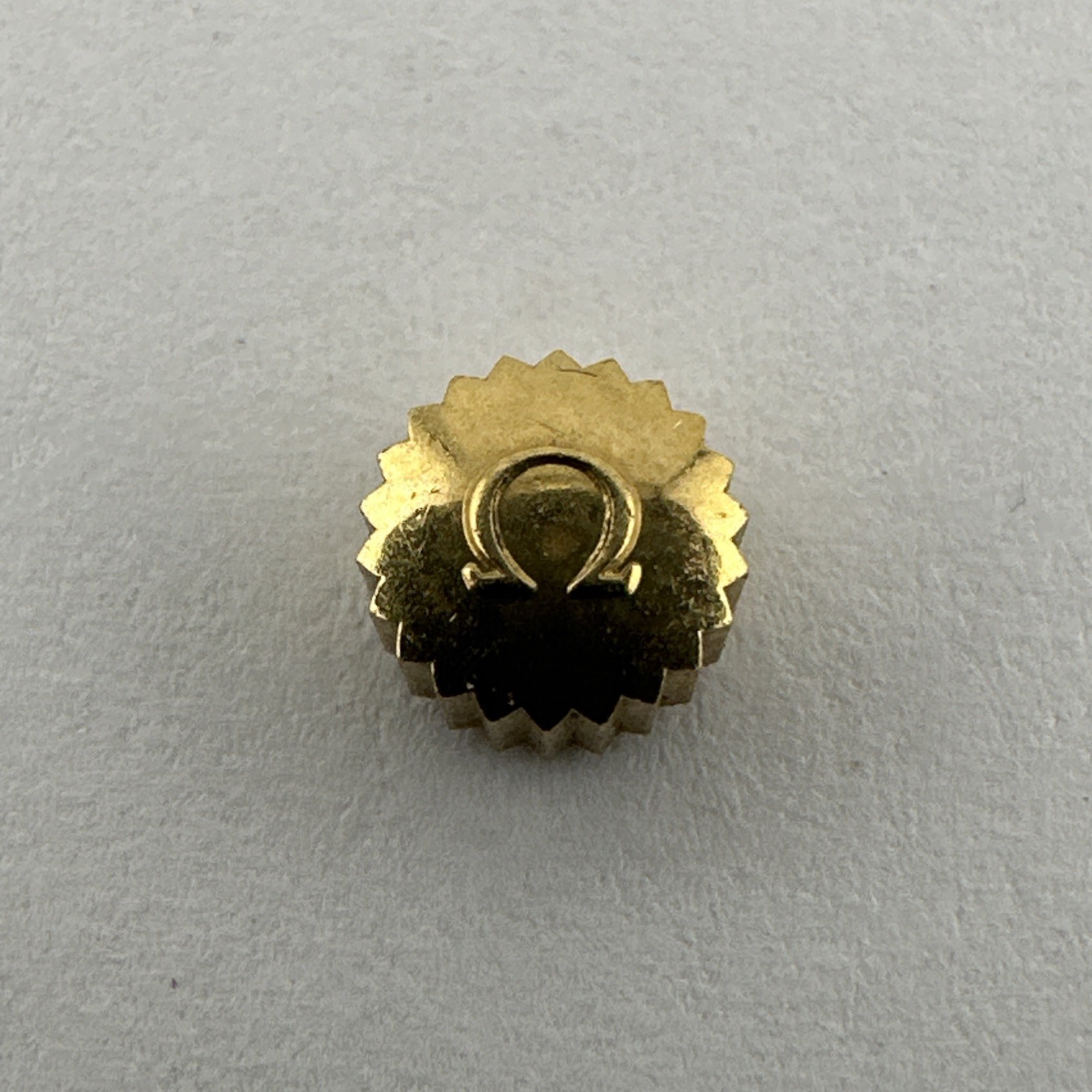Omega Gold Plated 5.3mm X 3.5mm Wristwatch Crown – New Old Stock