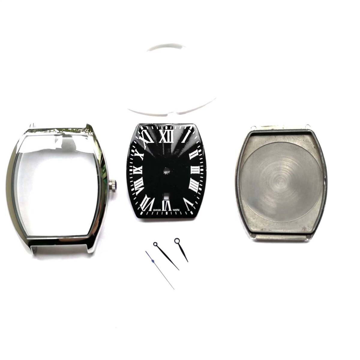 Watch Part 36.3mm Sapphire Crystal Watch Case Fit VJ32 Movement