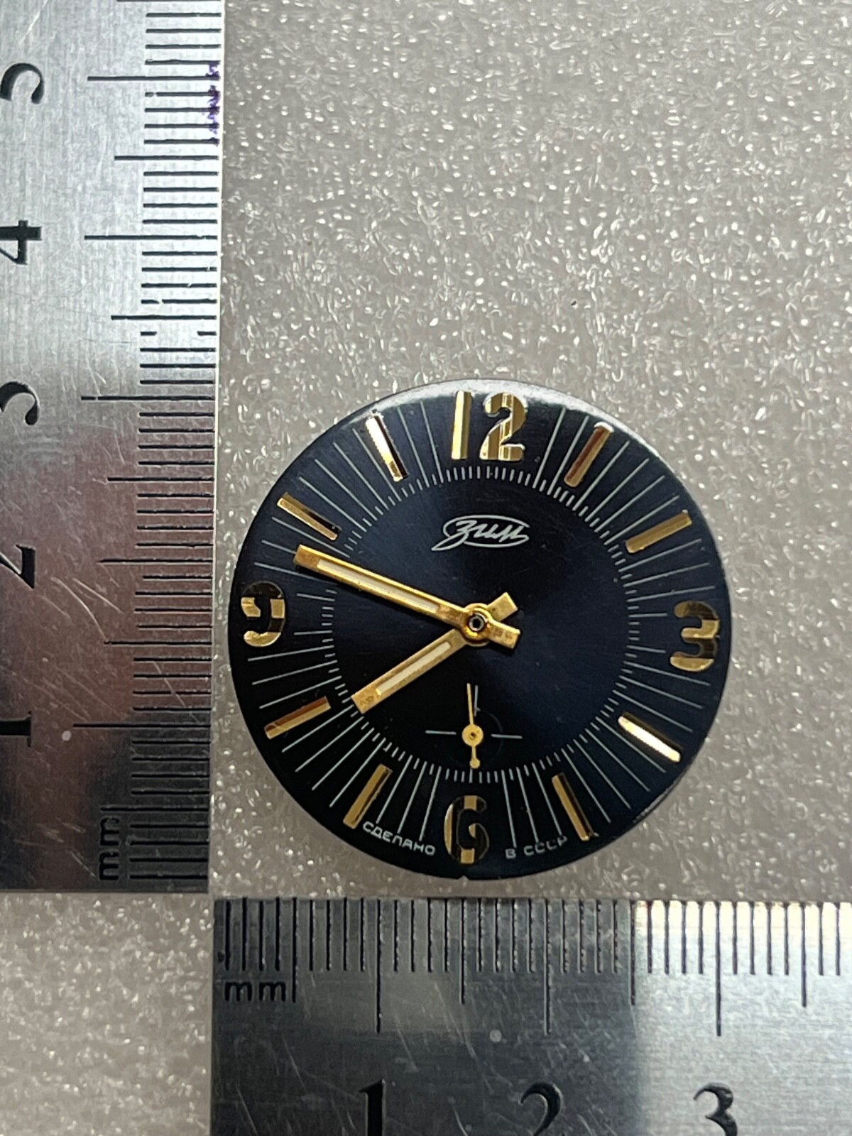 USSR ZIM Movement watch Mechanism plus Dial FOR PARTS