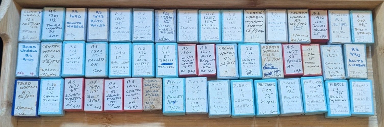 Watch Parts, New Old Stock in Boxes, Various Makes / Cals, AS, Pierce etc #R607
