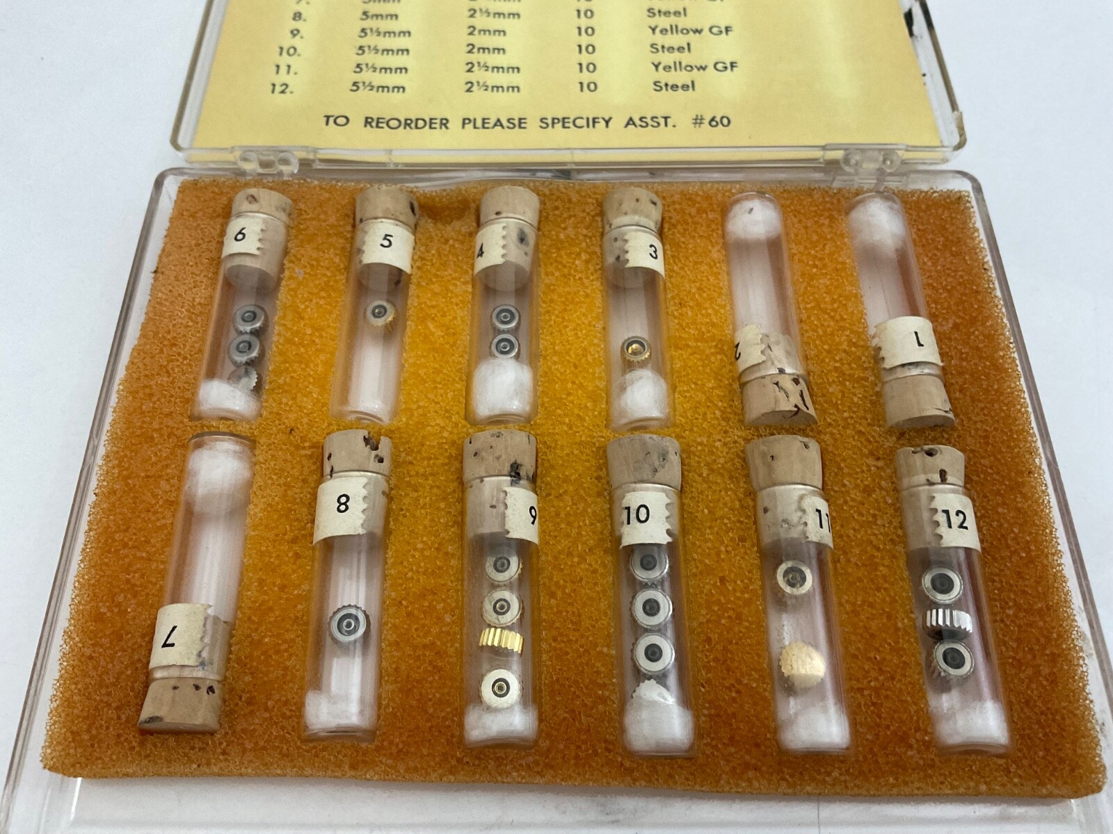 GOLD FILLED AND STAINLESS STEEL “O” RING WATERPROOF CROWNS VARIOUS SIZES