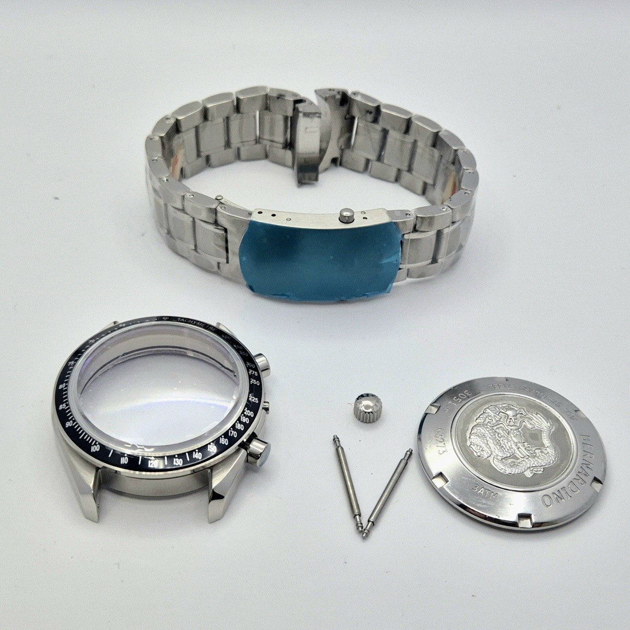 7750 Chronograph Movement Watch Case parts with bracelet speedy style 39mm