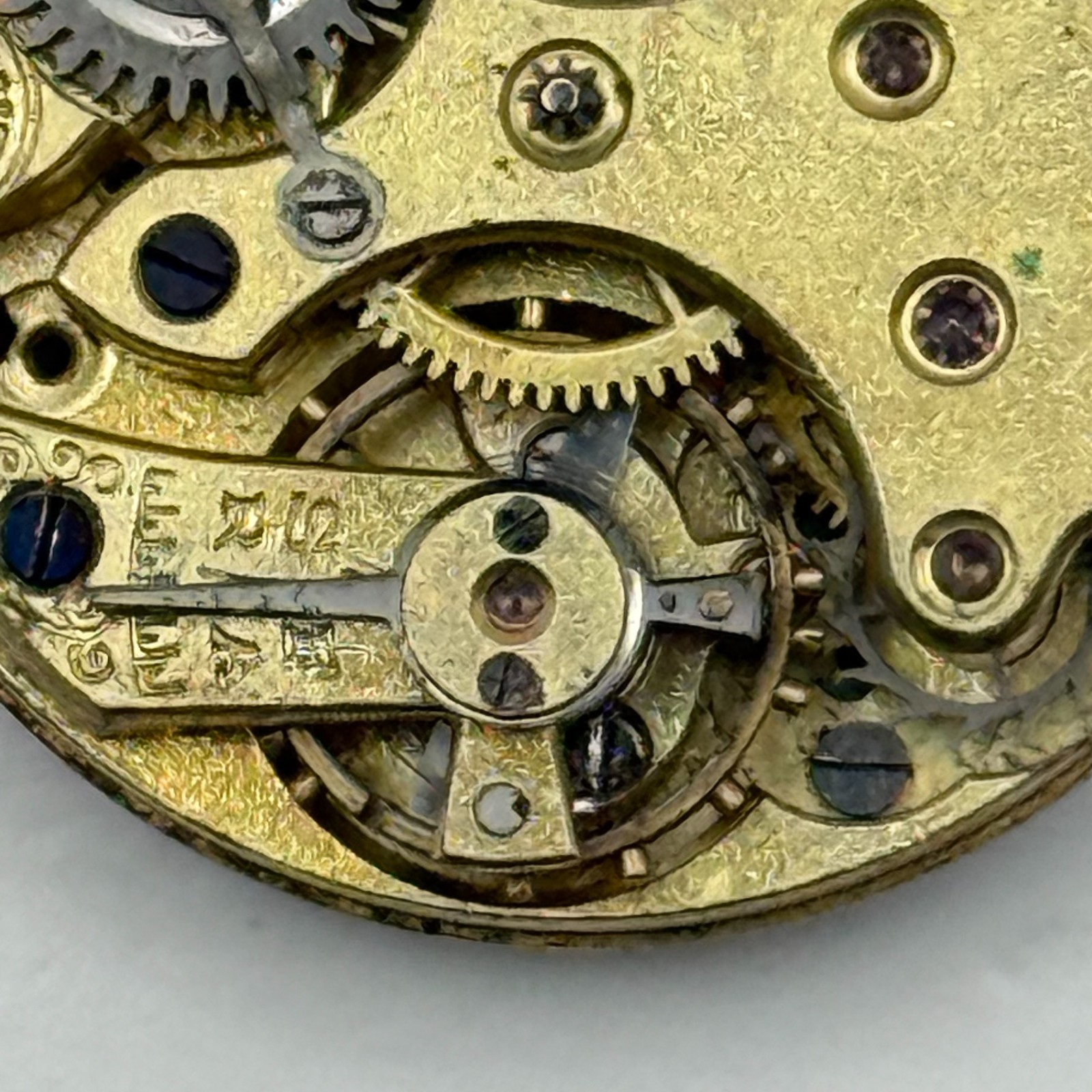 Rolex Rebberg Watch Movement 15 Jewels Swiss Manual Wind Parts Repair 25.4mm