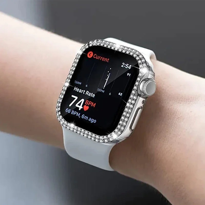For Apple Watch 9/8/7/6/5/4/3/SE Diamond Bling Case Cover 38/40/41/42/44/45mm