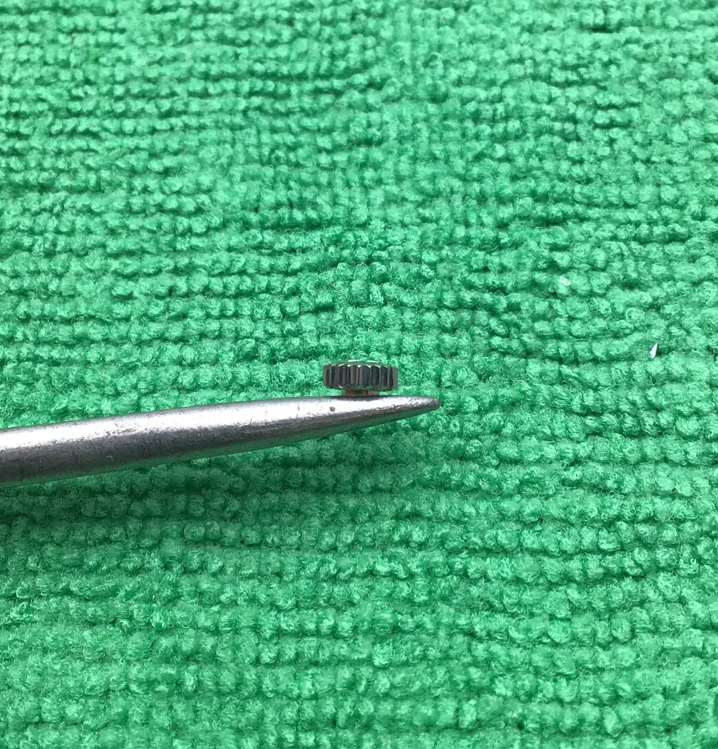 Genuine Omega Crown S/S 5mm Dust Proof NOS