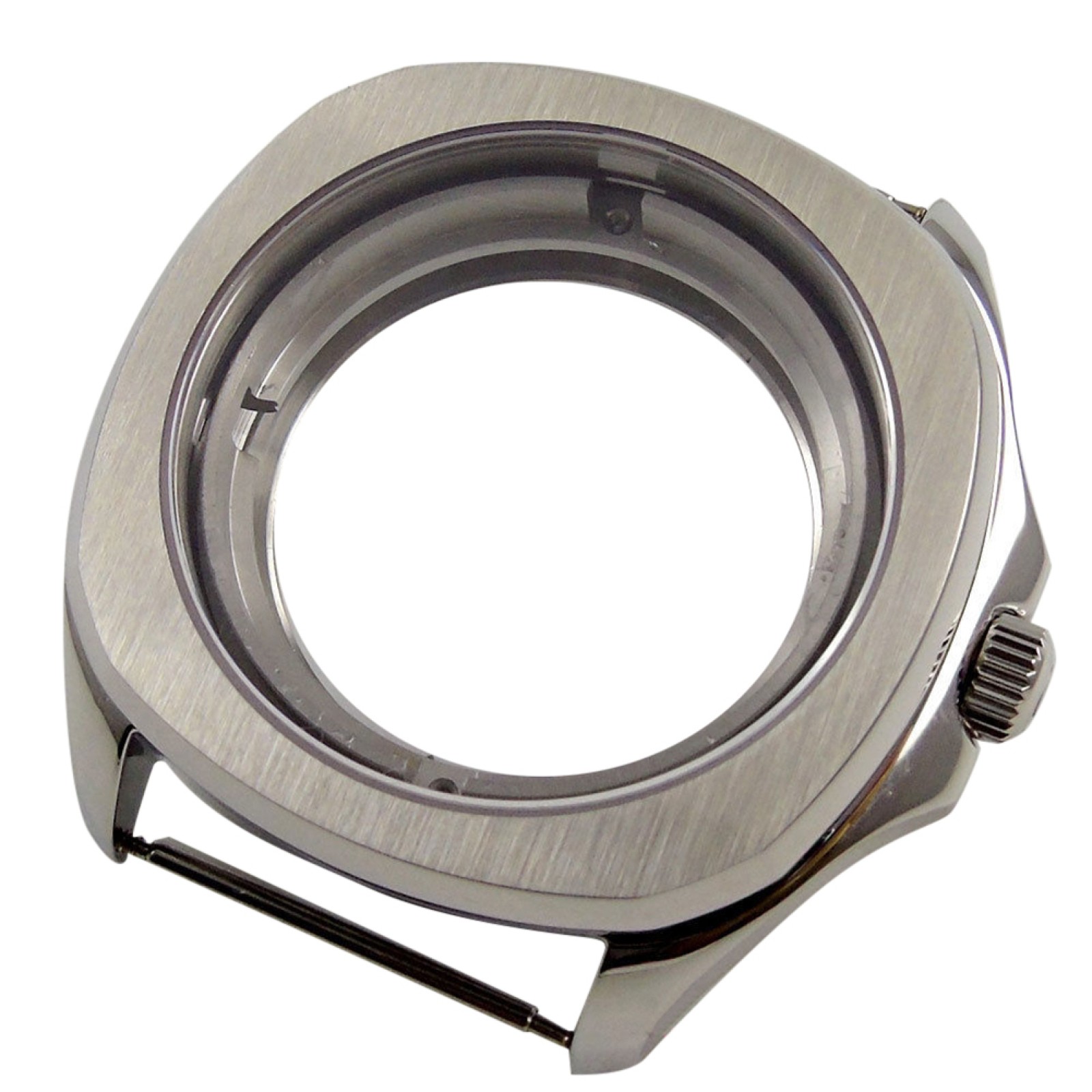Sapphire Crystal 40mm Stainless Steel Watch Case For ETA 2824 2836 Movement B