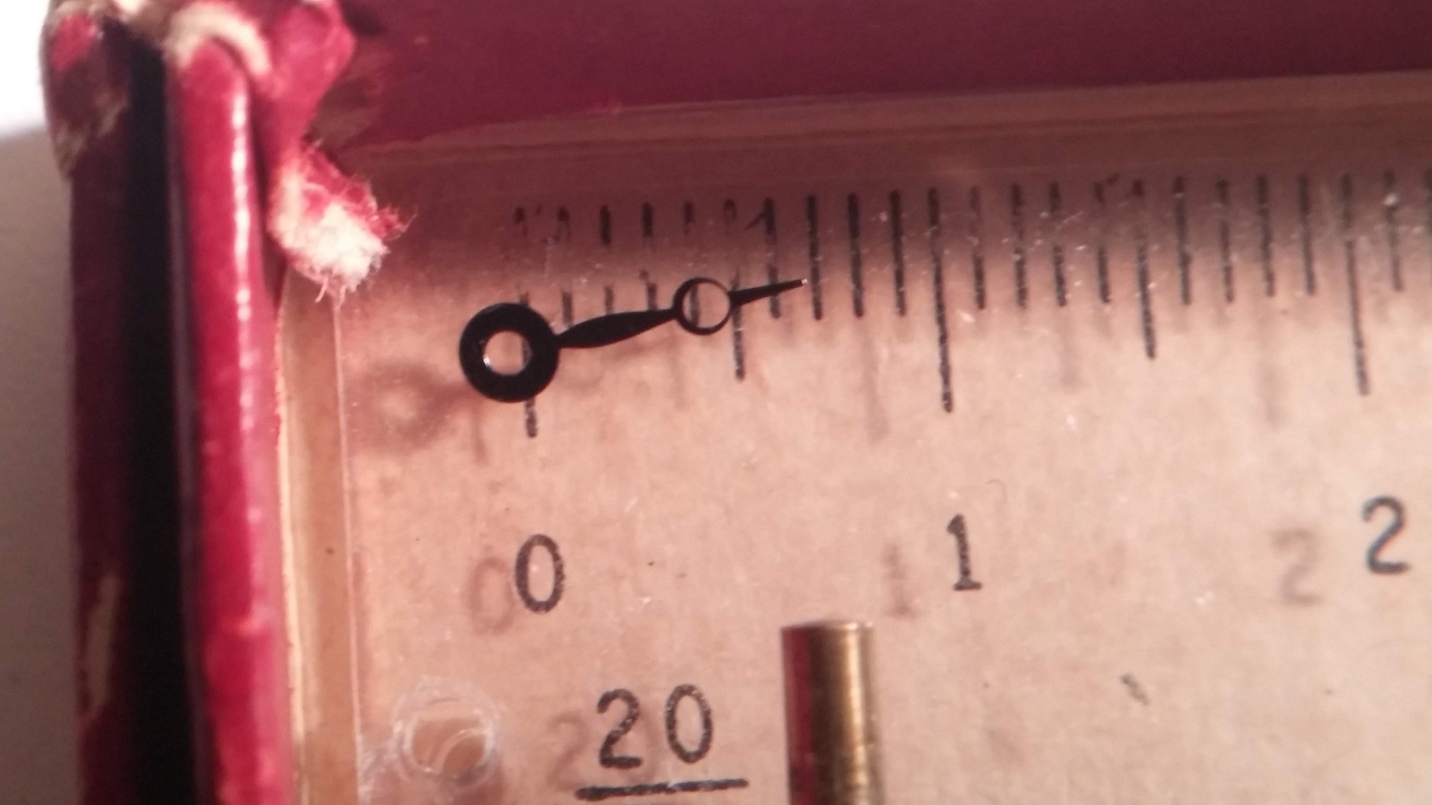 Breguet Hand. 6mm from bottom of hole. 100/21. 1338. Duco non brilliant – BLACK