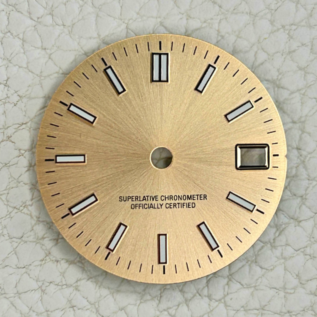 29mm Watch Dial For NH35 NH36 Movement Green Luminous Sun Burst Faces