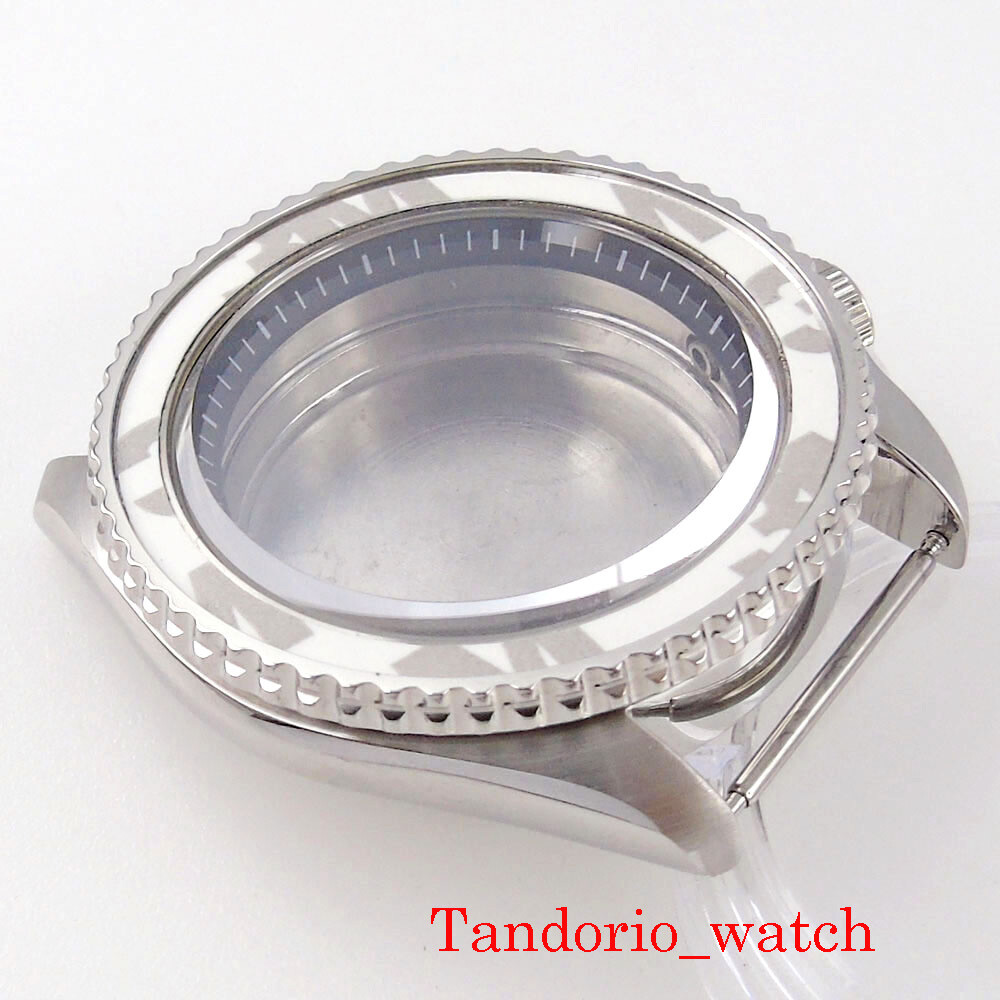 42mm Fit NH35A NH36A SKX007 Watch Case Sapphire Glass Fit 3.8 Crown Blue Chapter