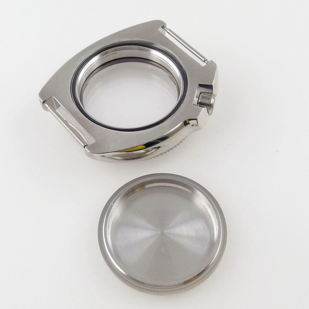 200M WR Tandorio 44mm Diving Watch Case Parts Fit For NH35 NH36 Sapphire Glass