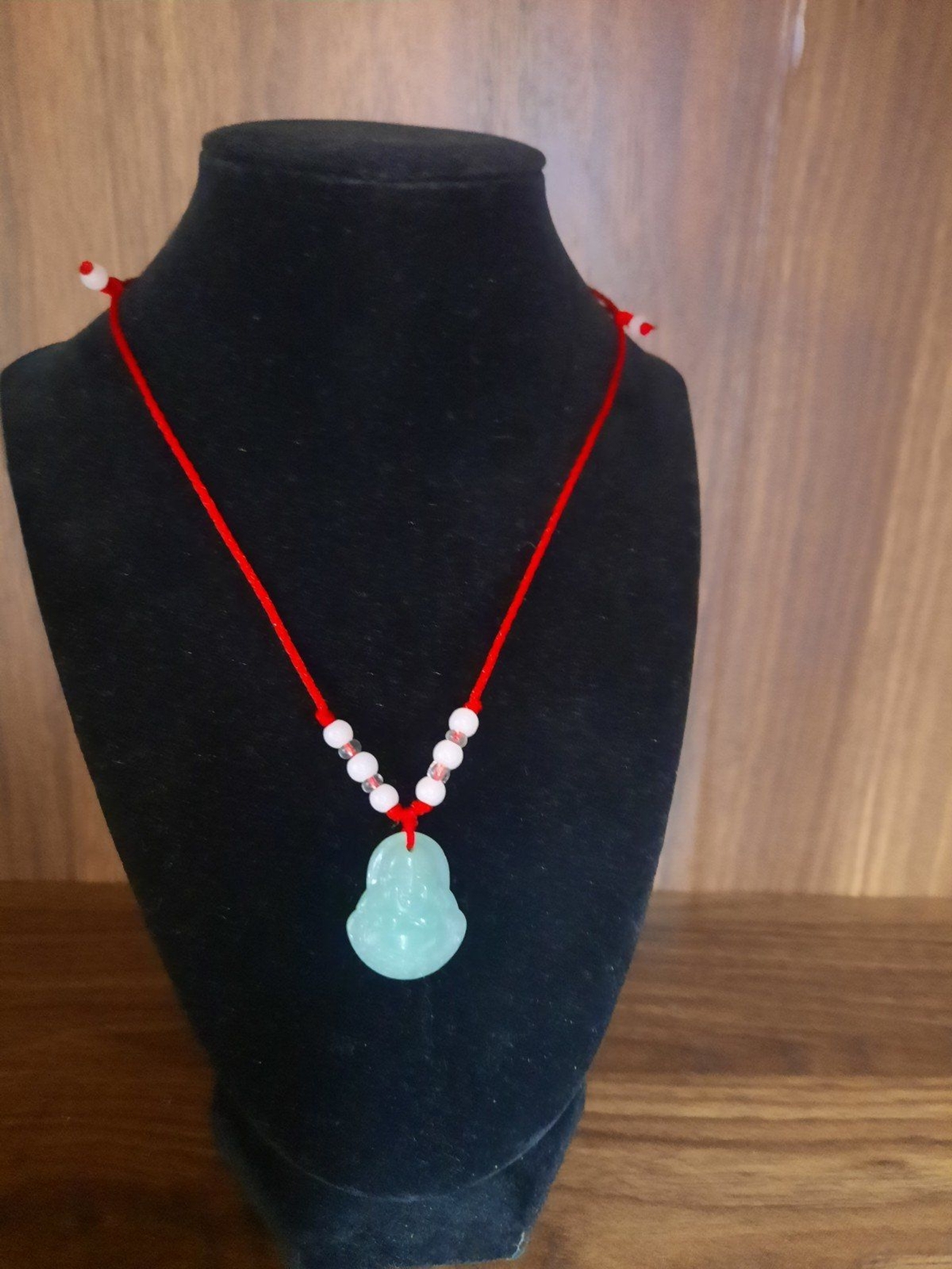 Adjustable Green Buddha Necklace