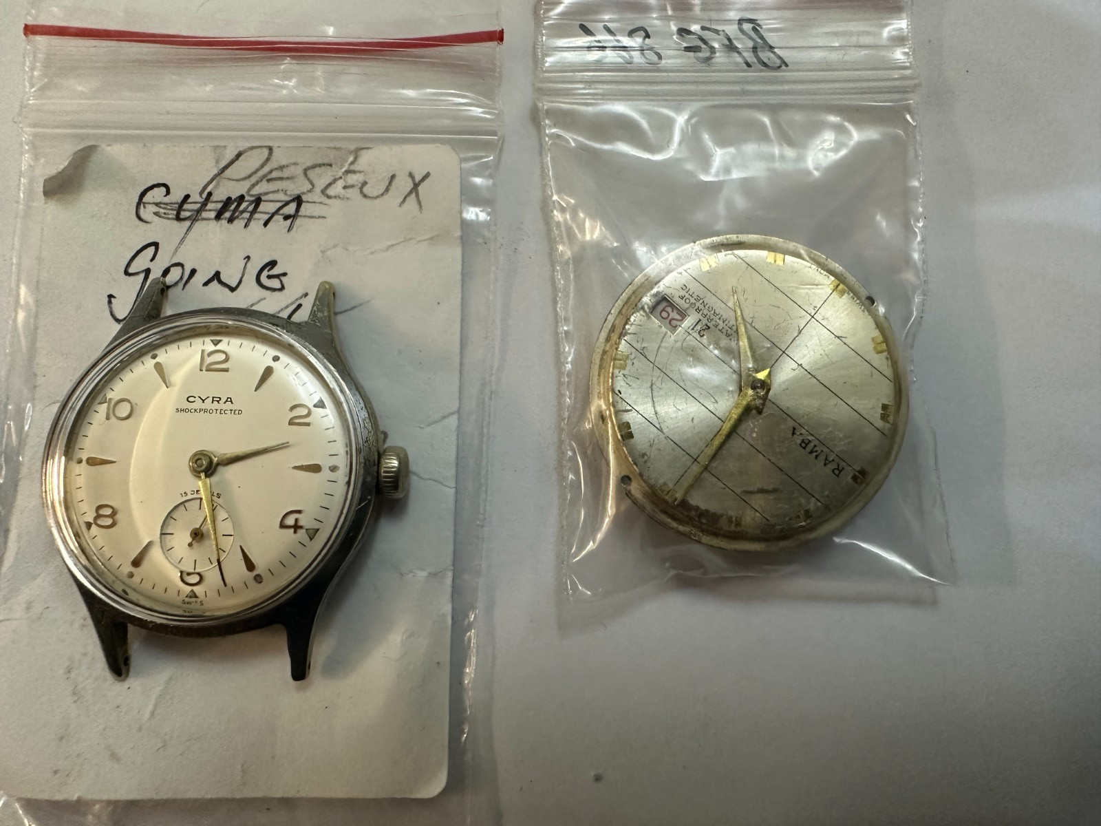 Job lot of 8 watches – Cyra, stevenson bros, normana, viceroy, camos astro 1124