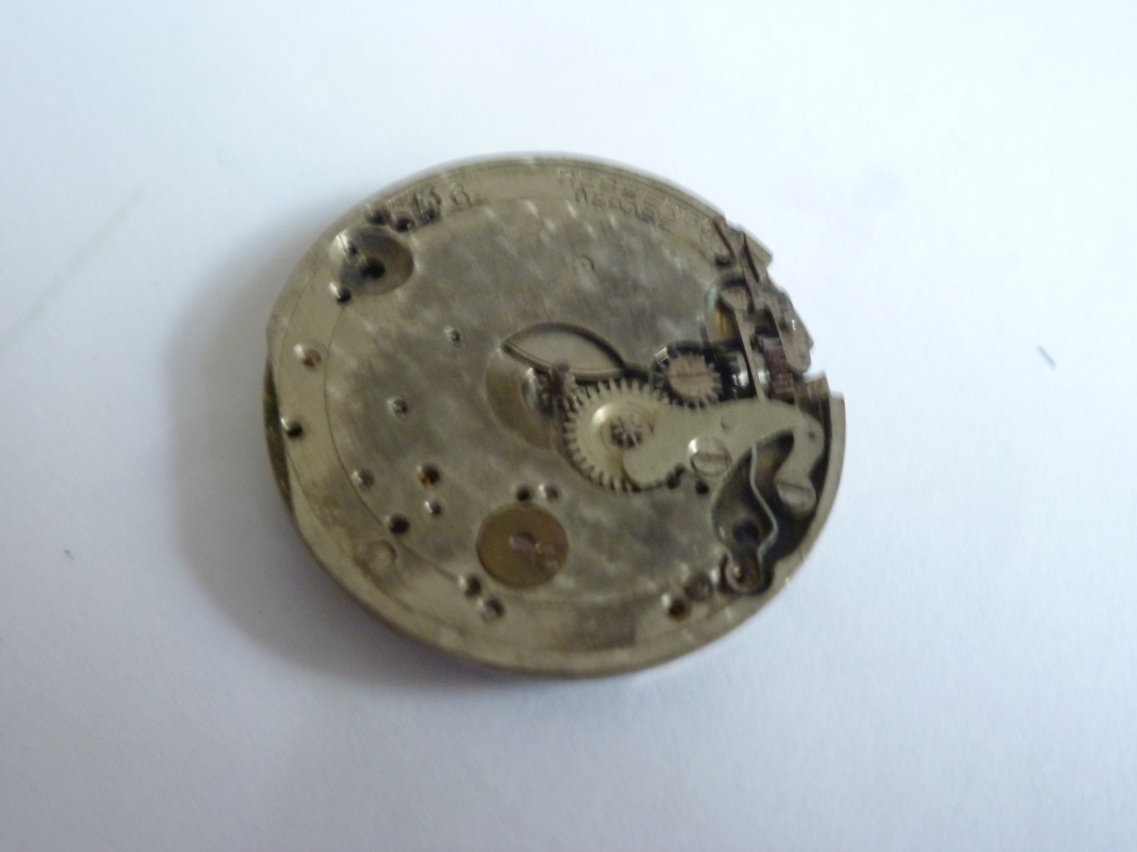 25mm Rolex Patent Manual Wind Movement PARTS defect not work balance missed