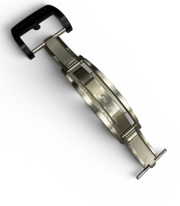 20mm BLACK Butterfly Clasp For Richard Mille RM011 035 055 Watch Strap