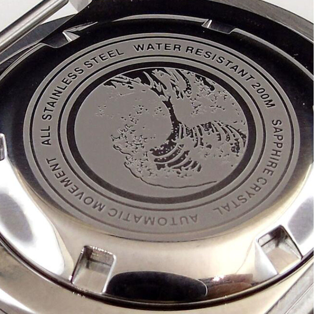 Black Watch Part Fit For NH35A Skx007 Watch Case Sapphire Glass 200m Resistance