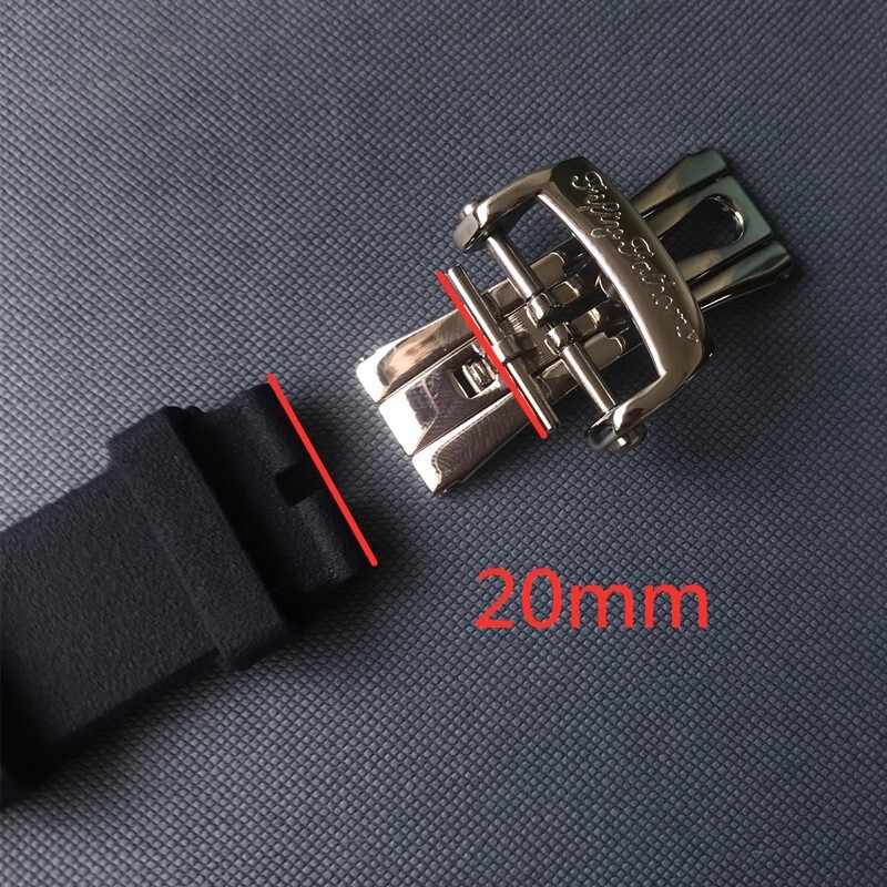 Stainless Steel Watch Buckle with Bow Buckle Folding Buckle20 Mm Fifty Fanthoms-