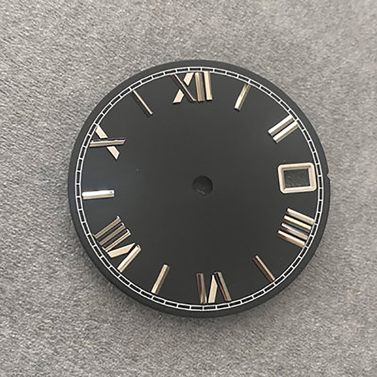 For NH35/36/4R/7S Movement Sun Grain Roman Scale Real Nail Dial 28.5MM