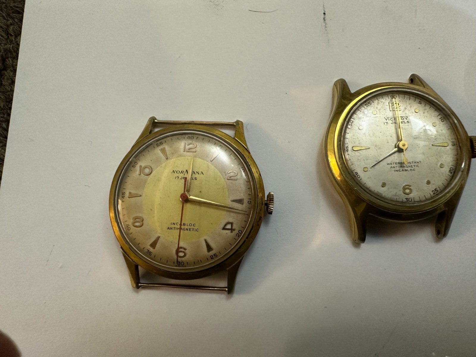 Job lot of 8 watches – Cyra, stevenson bros, normana, viceroy, camos astro 1124