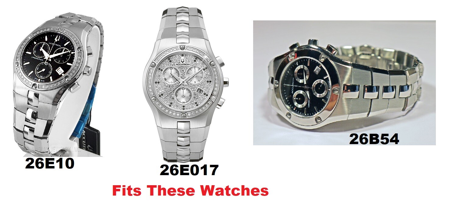 Round Accutron Lucerne Chronograph Watch Link