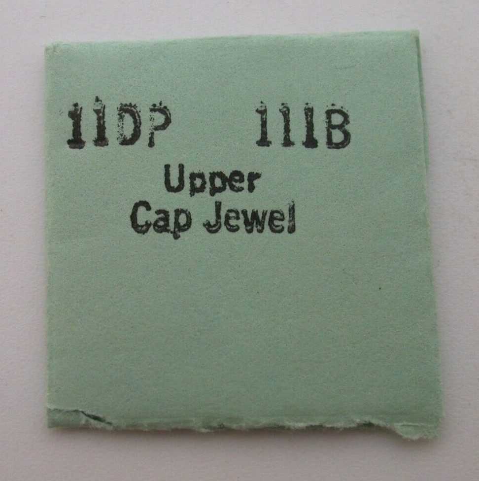 WATCHMAKERS – CARAVELLE CAL 110P UPPER CAP JEWEL – VINTAGE – 37MF56