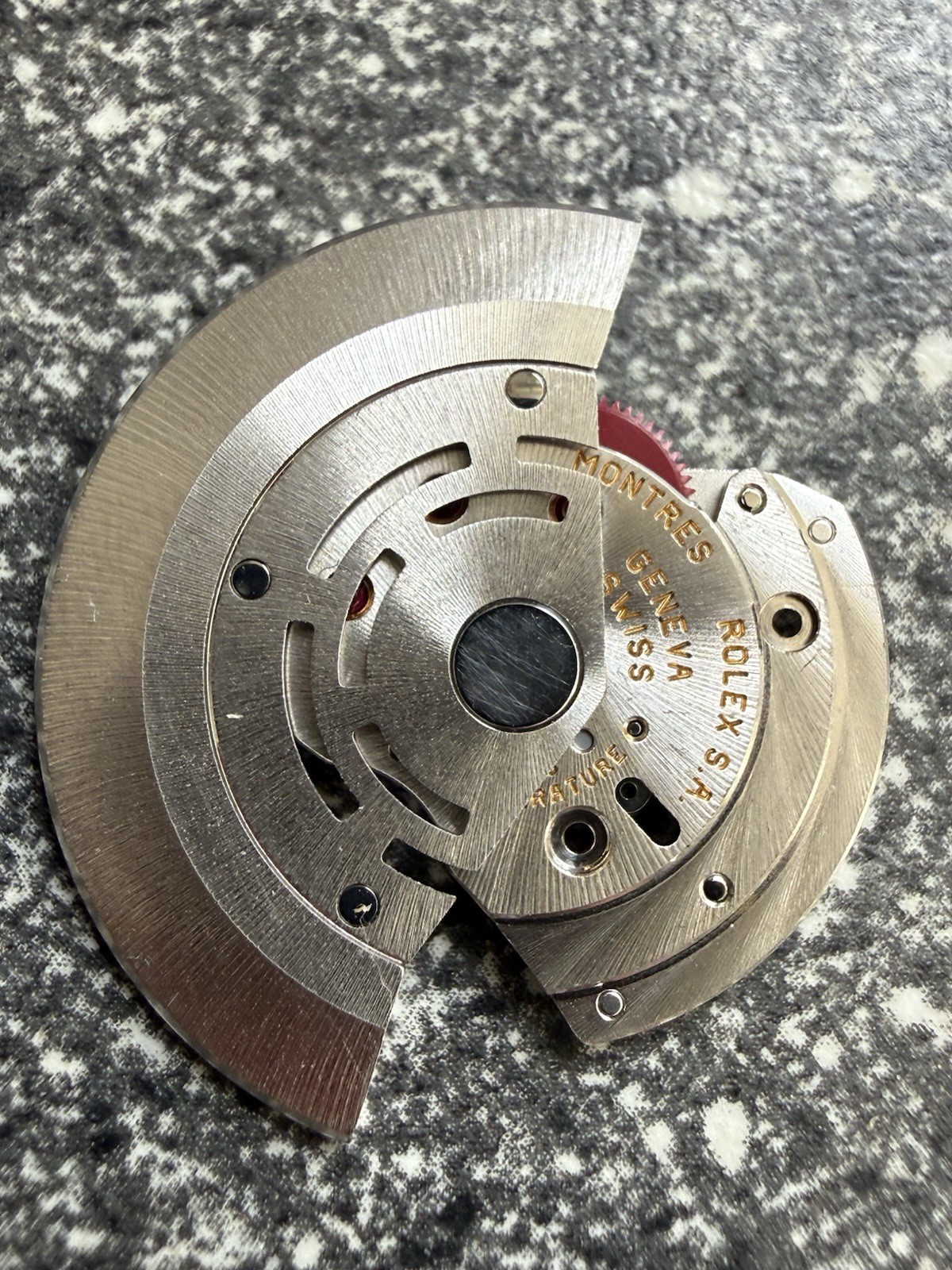 Genuine Rolex 3135 3130 Rotor Oscillating Weight Module Part 145