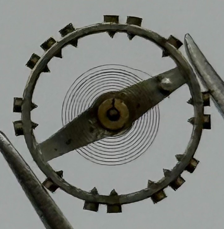 FHF 60 Balance Wheel Complete And Spring 6¾-8’’’ 200 M Watch Movement Parts NOS