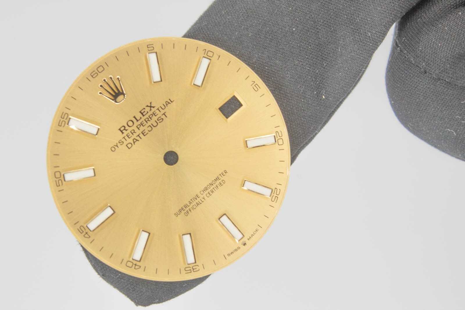 Rolex Datejust 41mm Champagne Stick Two Tone Dial Model 126333 RARE