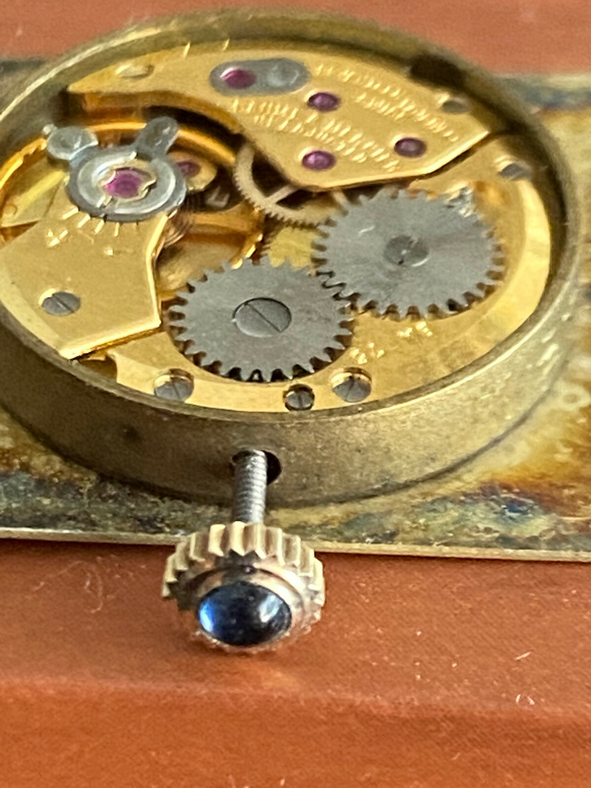 VINTAGE MEN’S BAUME & MERCIER WRIST WATCH MOVEMENT,CAL.BM775, KEEPING TIME