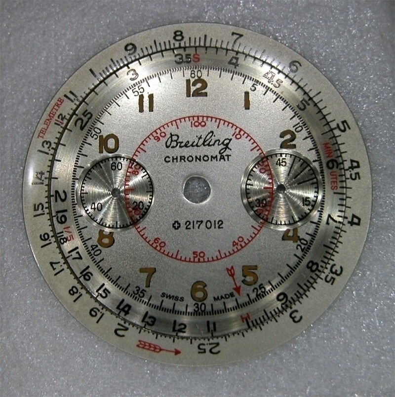 Breitling Chronomat watc hdial and Bezel