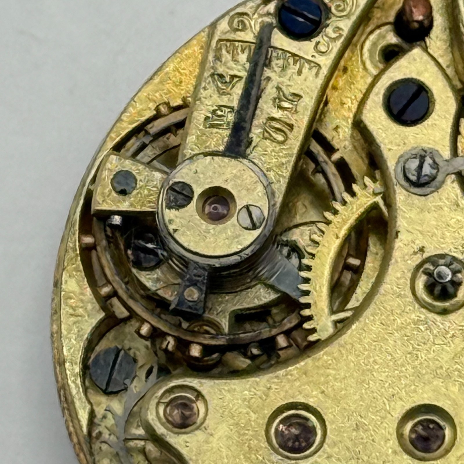 Rolex Rebberg Watch Movement 15 Jewels Swiss Manual Wind Parts Repair 25.4mm