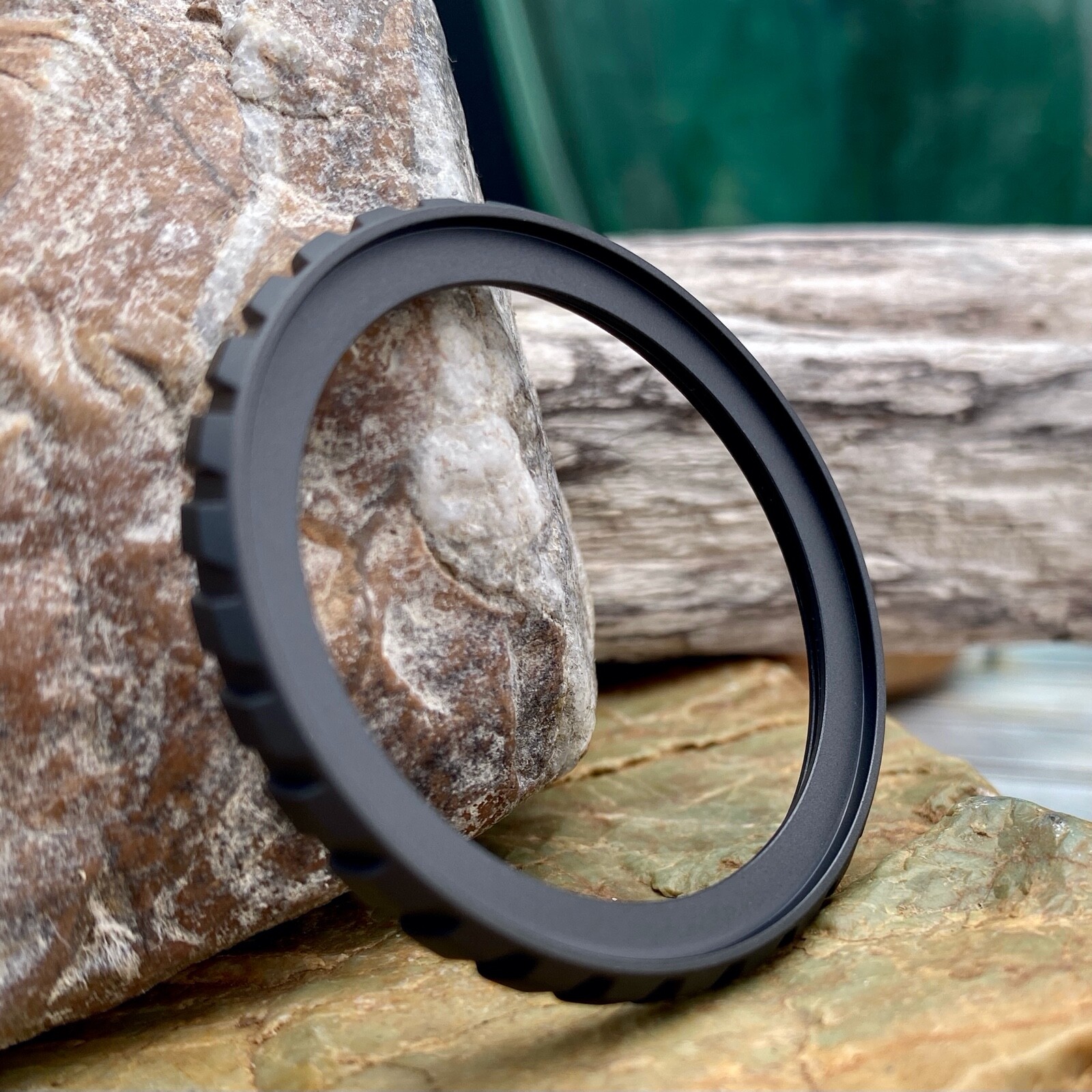 Matte Black Turbine Bezel for Seiko SKX SRPD 120 Click Unidirectional~US Seller