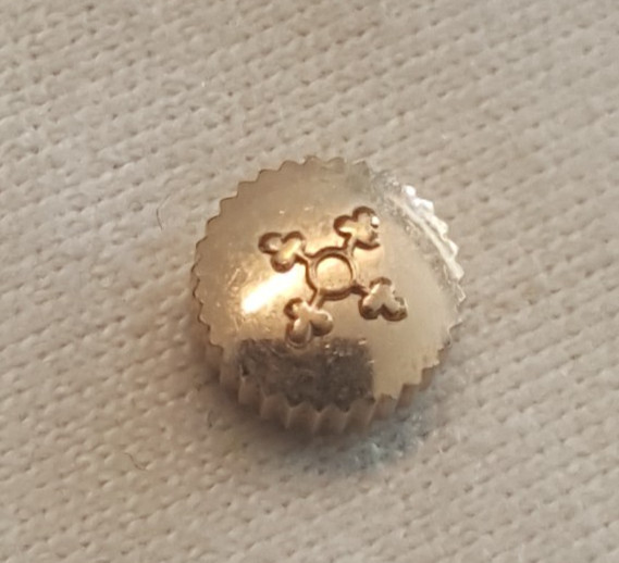 Cortebert Gold Plated Water Resistant Crown