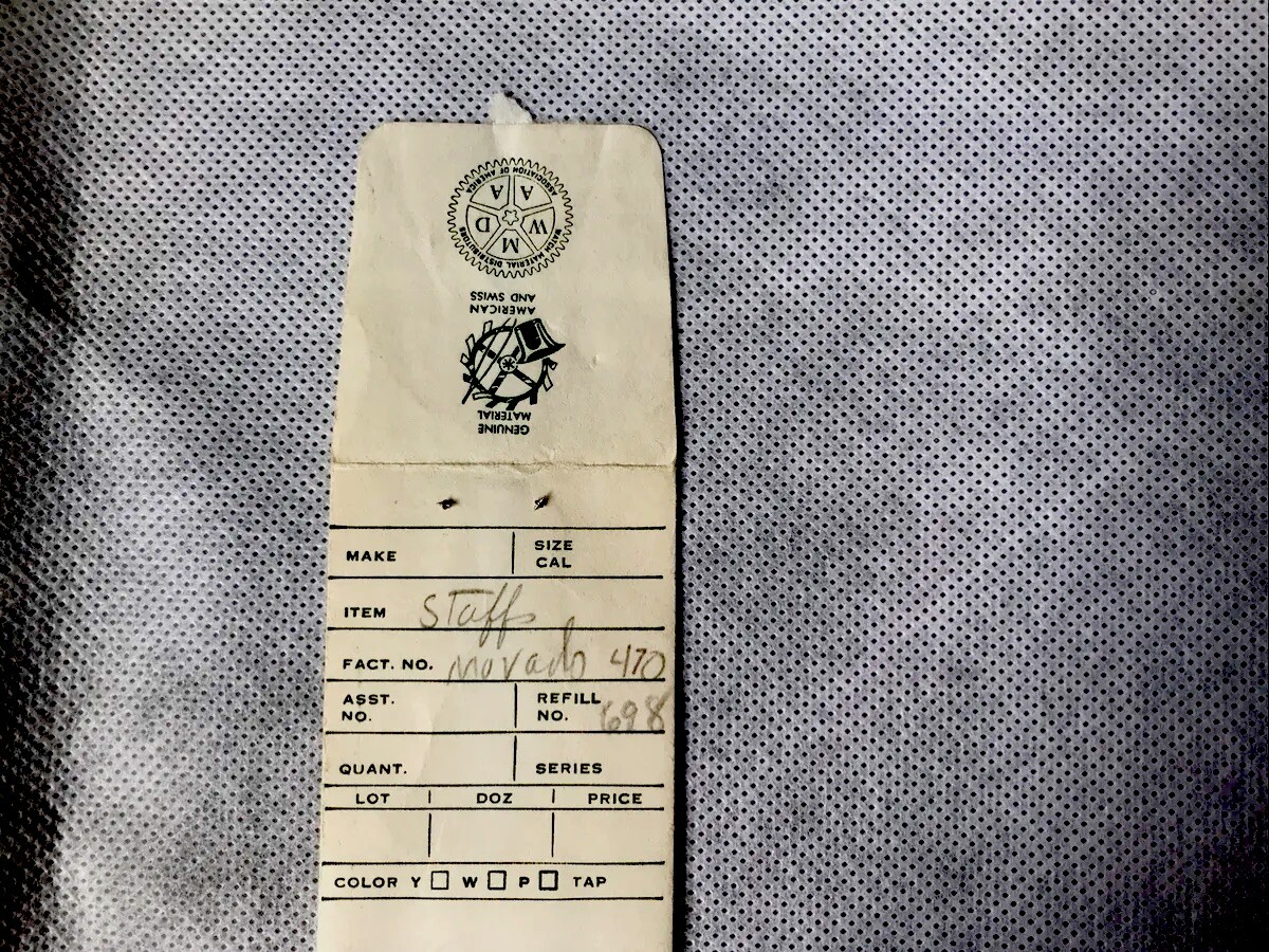 Movado 470 Balance Staff Genuine