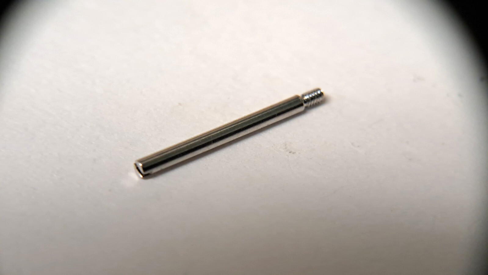 Rolex SCREW PIN for BRACELET S/S length 16mm, 1.3mm thick, 1.2mm thread thicknes
