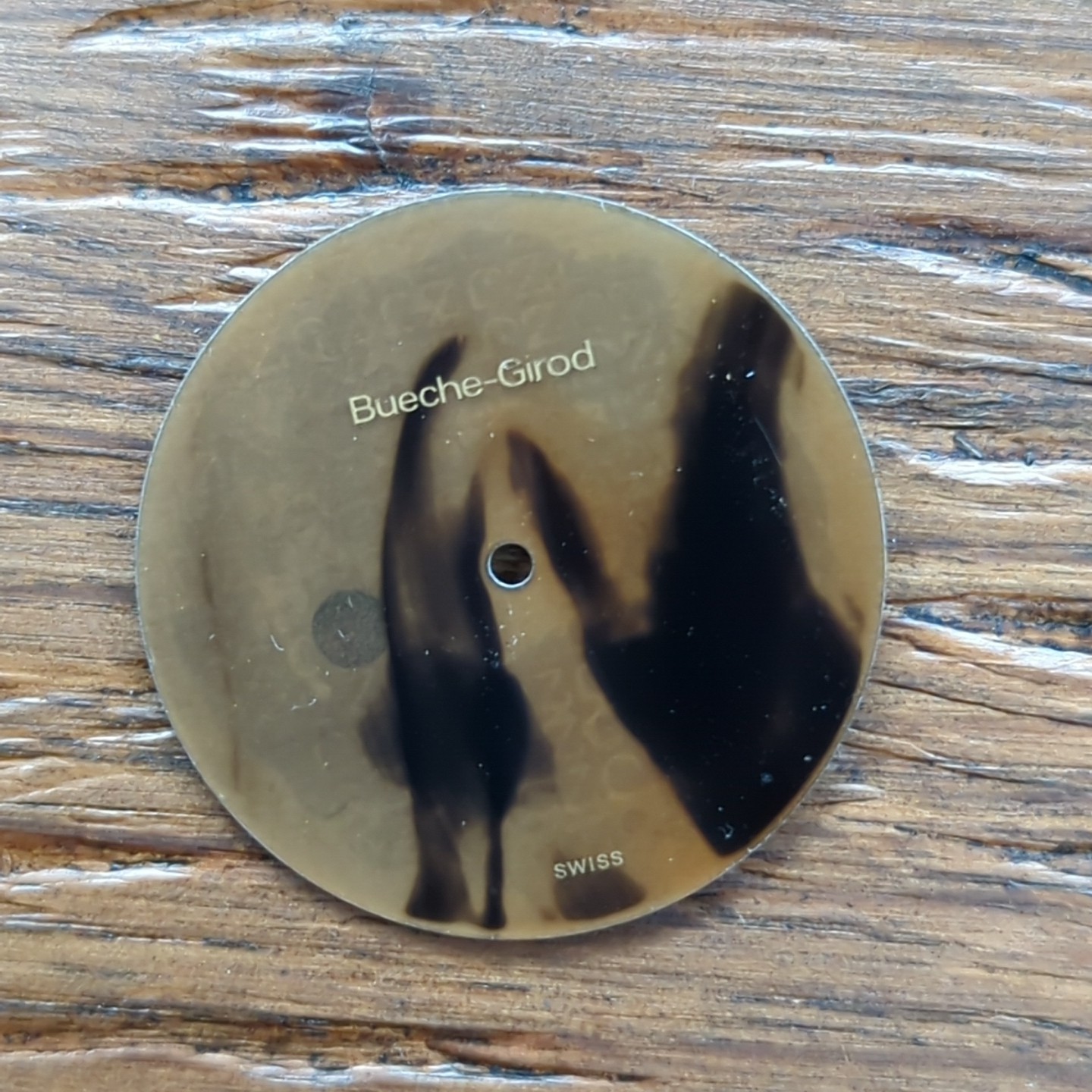 Genuine Beuche Girod Tiger Eye Watch Dial Part, 28mm (Z49)