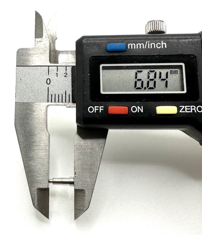Preowned Genuine Mido Multifort Chronograph 2.4mm S/S Quick Set Push Button Part