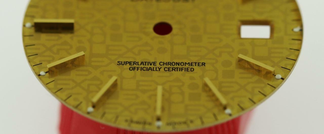 Vintage Men’s Rolex DJ 36mm 16233 16238 Champagne Jubilee Stick Dial 2Tone #A6