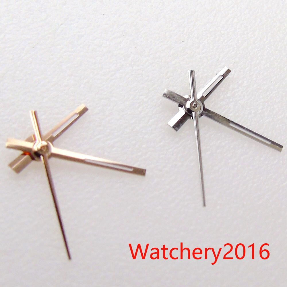 Bliger Rose Gold Silver Watch Hand fit 26mm Japan NH05 NH06 Automatic Lady Watch