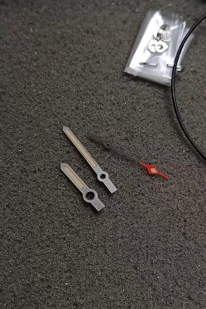 For DIY 44mm Watch Steel Case kit For 2824 movement