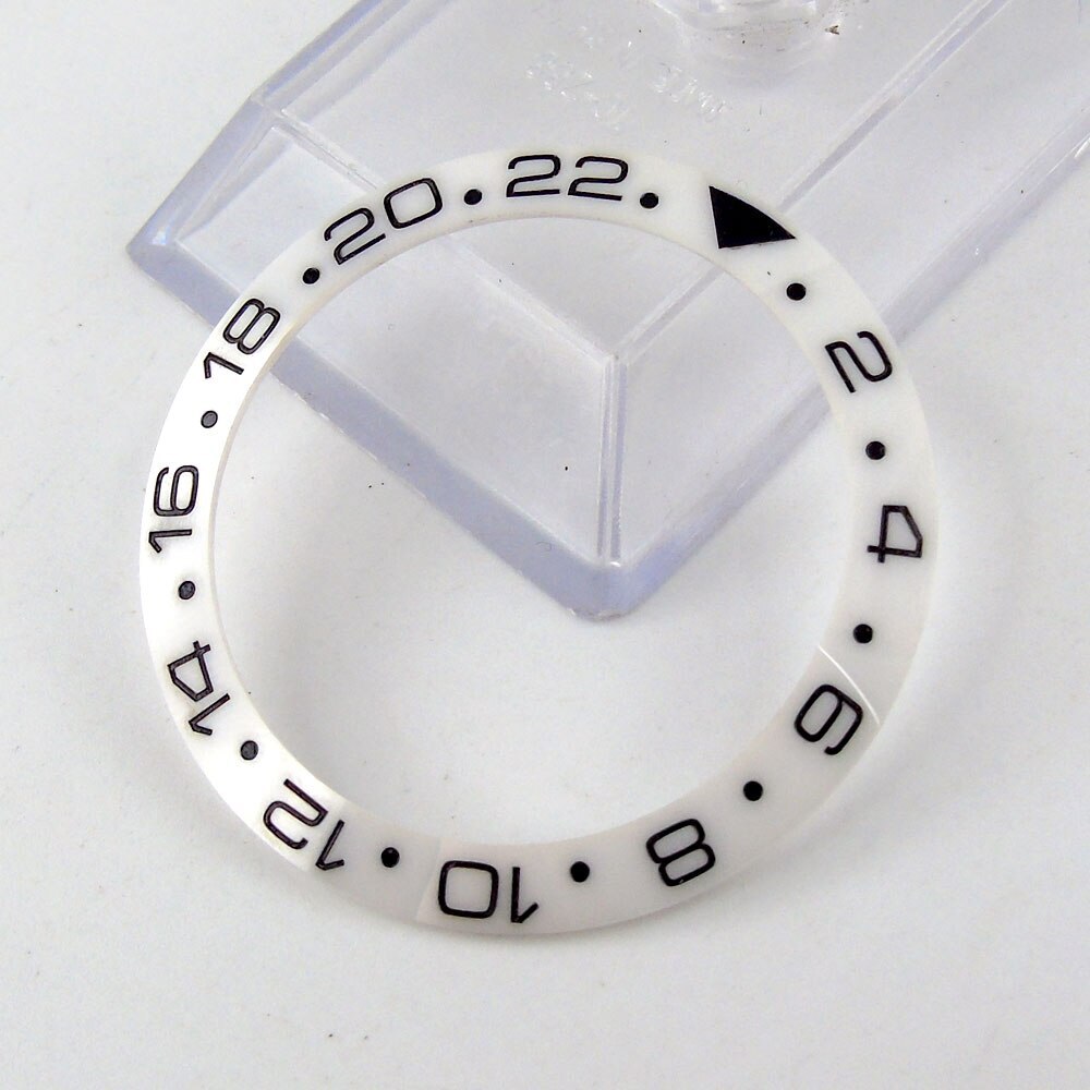 BLIGER Slope 38mm*30.6mm High quality Ceramic Alloy Bezel Insert fit 40mm Watch