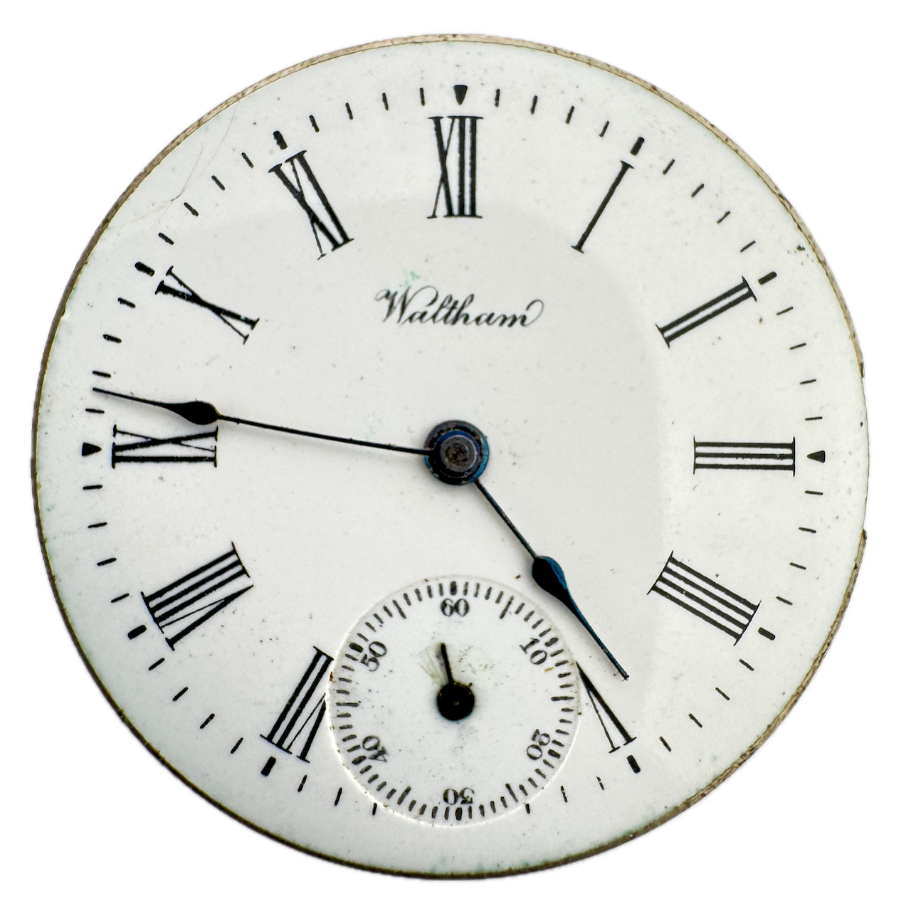 Antique 0s 1898 Waltham 1891 7J Mechanical Hunter Pocket Watch Movement Seaside