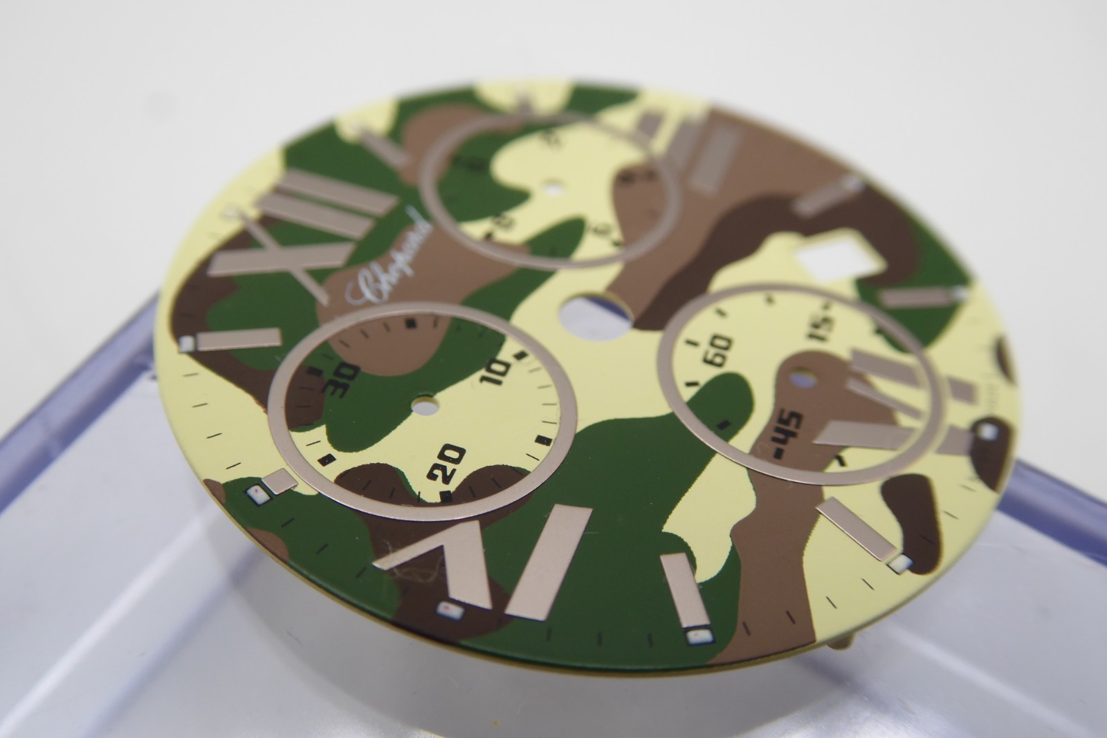 Chopard Happy Sport Chronograph Rare Military Camouflage Dial