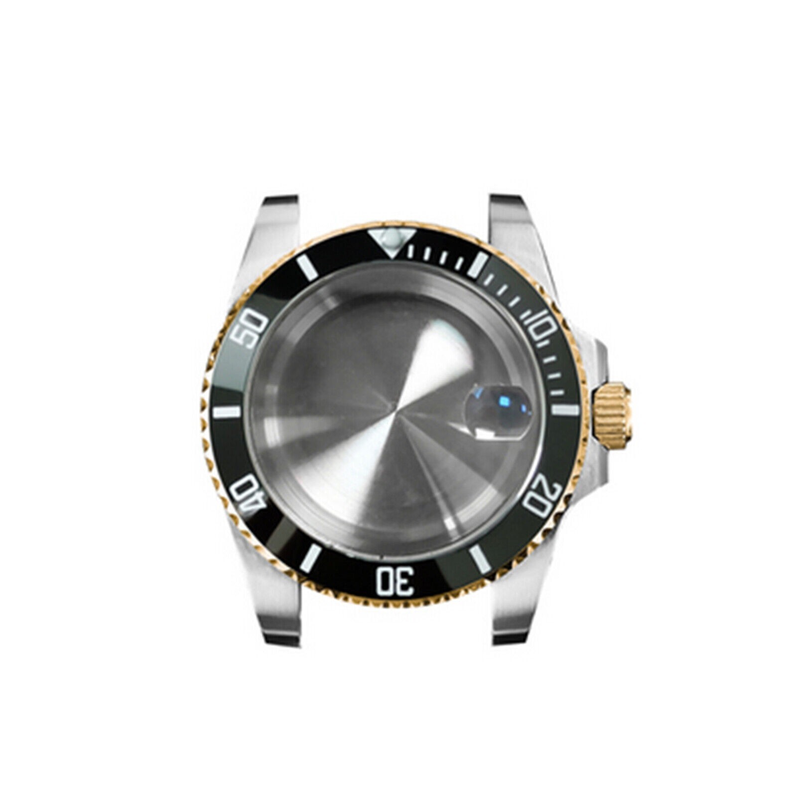 40MM Glass Watch Case Stainless Steel Case Watch for NH35/NH36 Watch Movement
