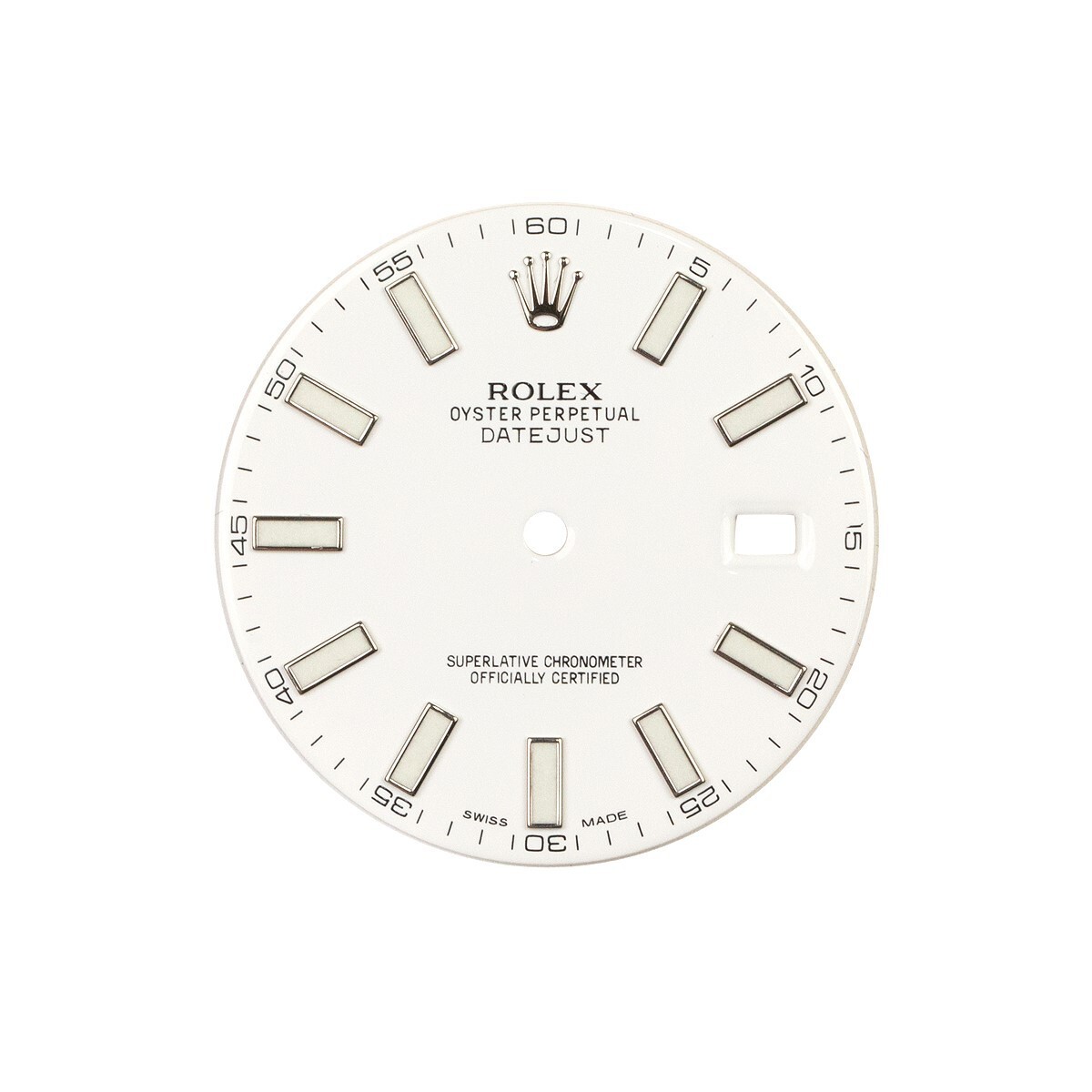 Rolex Datejust 41mm White Stick Dial 116334 116300