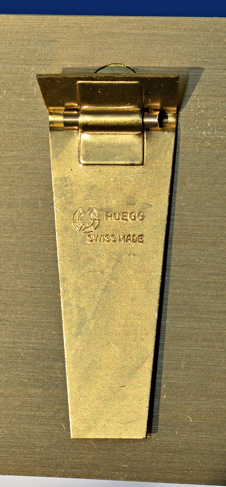 Very Rare Vintage Original Showcase Plate for Omega Quartz Watch