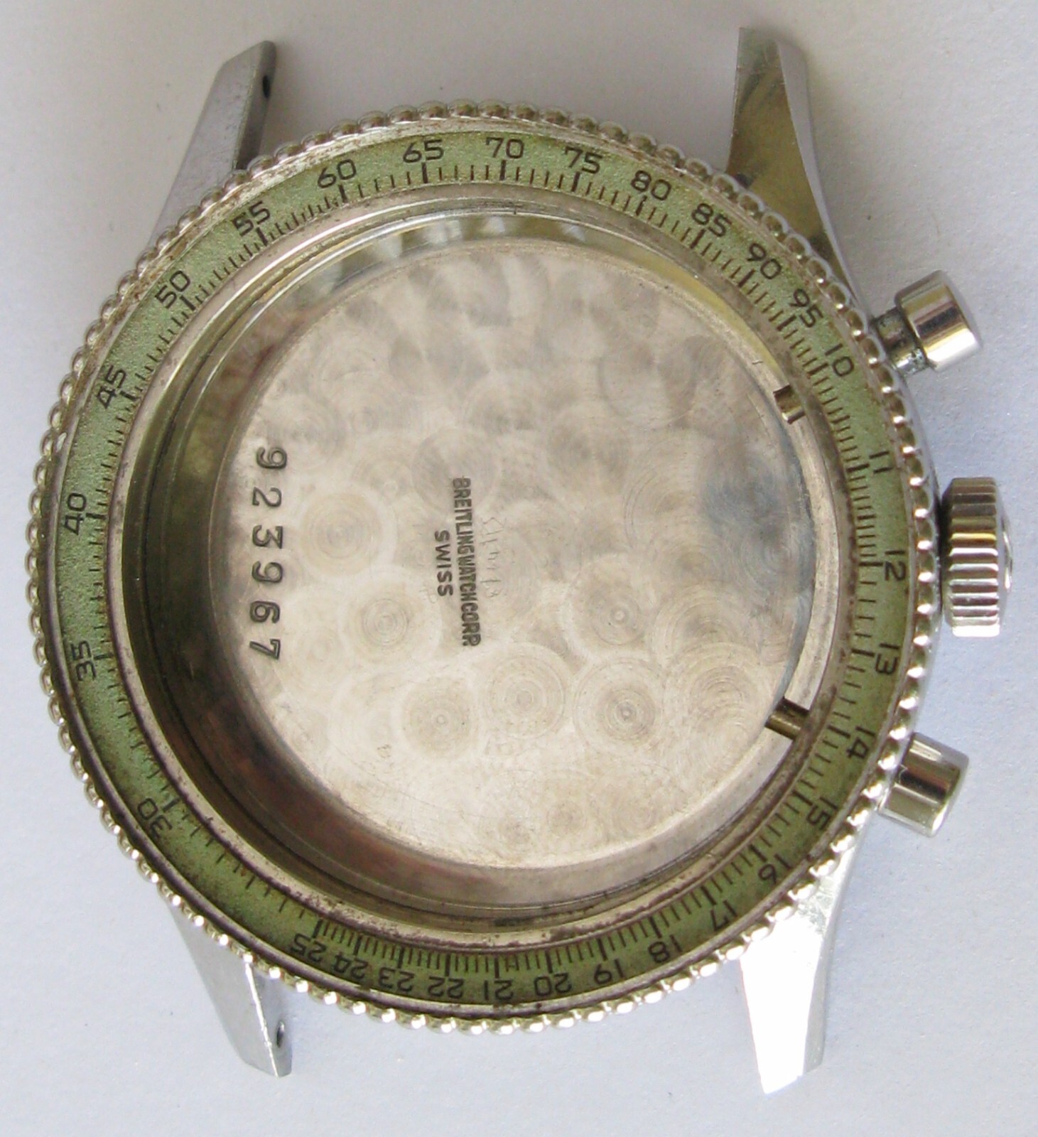 Breitling Navitimer 806 watch case in stainless steel for parts or project …