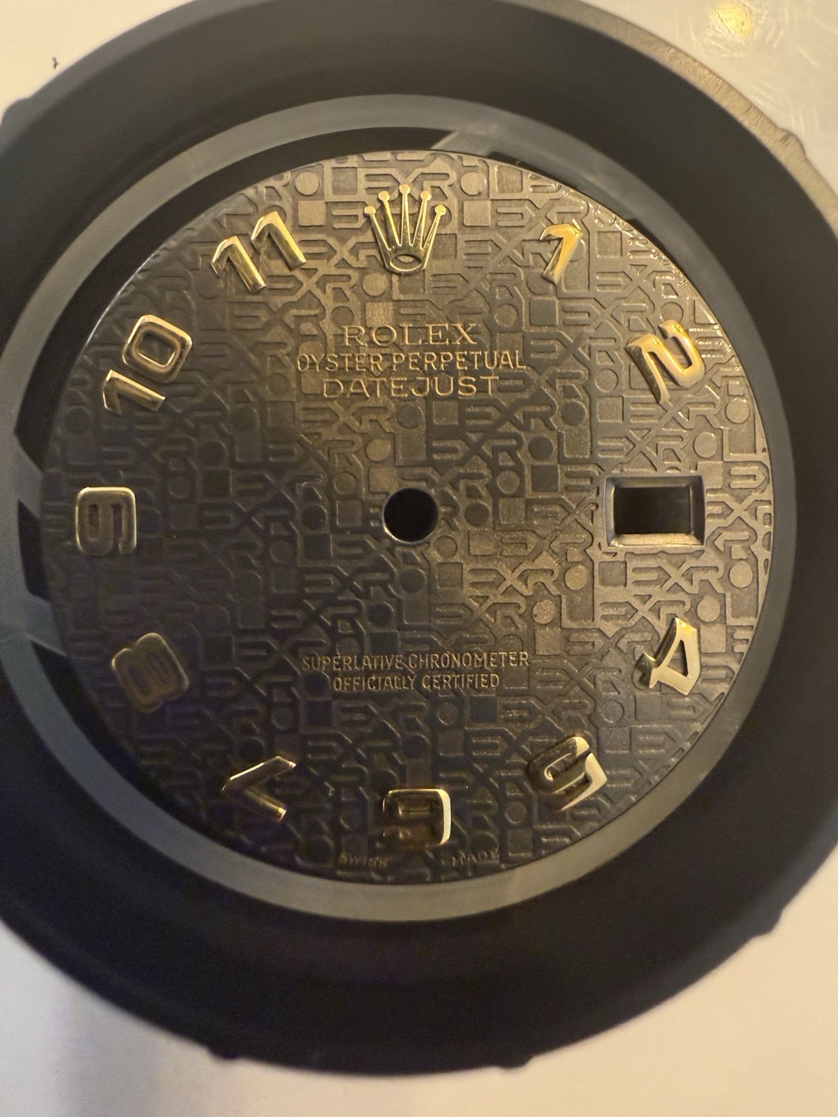 Rolex Datejust Charcoal Jubilee Arabic Dial for 16233 FCD22152