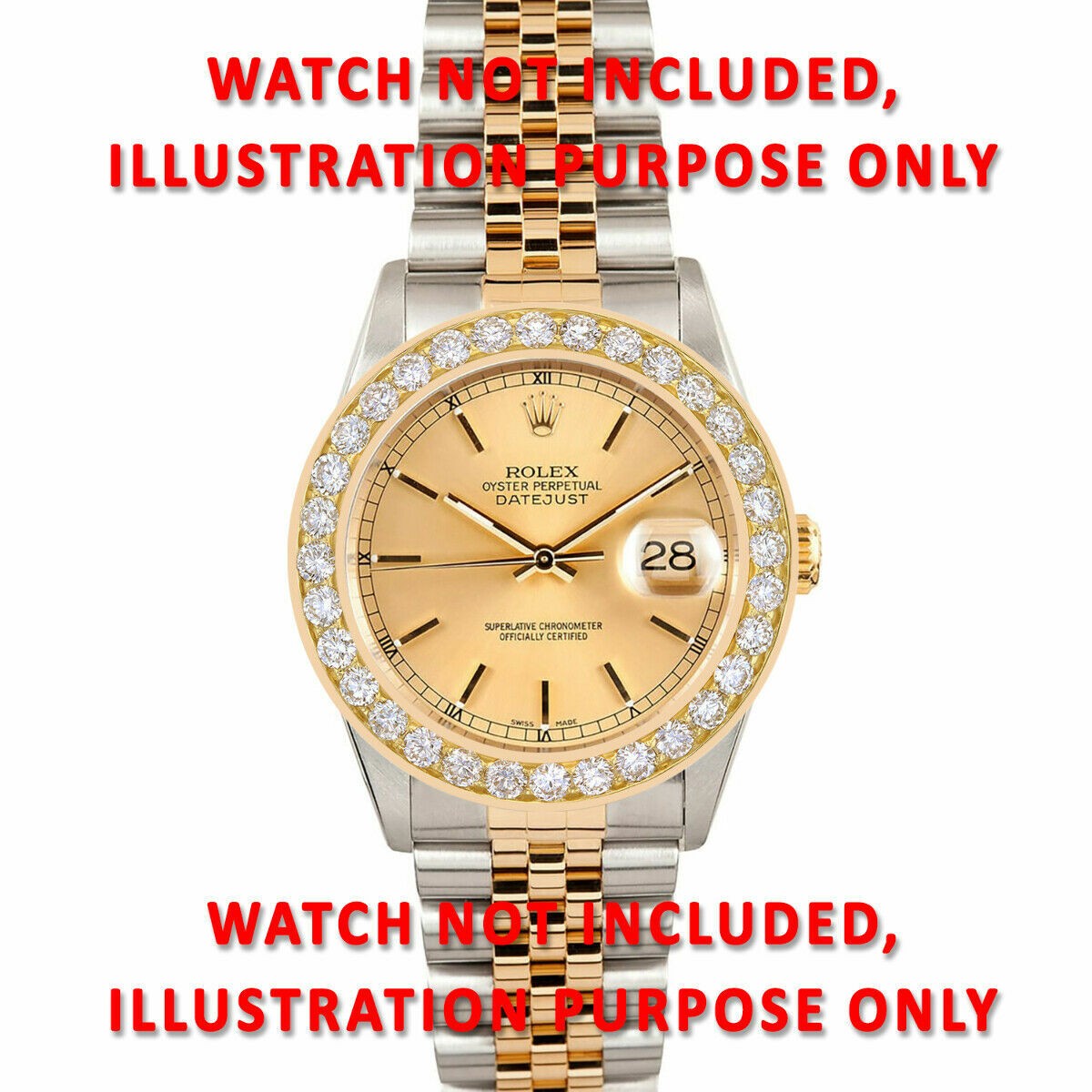 4CT BEAD SET NATURAL DIAMOND BEZEL 14KY FOR ROLEX 40MM SUBMARINER, GMT MASTER 2